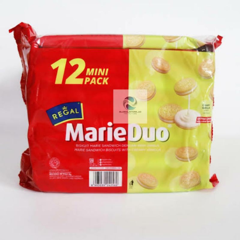 Regal marie duo sachet vanilla / coklat 12x20 gr