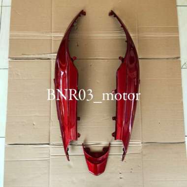 Cover Body Bodi Halus Samping Belakang Kanan Kiri Yamaha  Mio J Mio GT warna merah kualitas seperti 