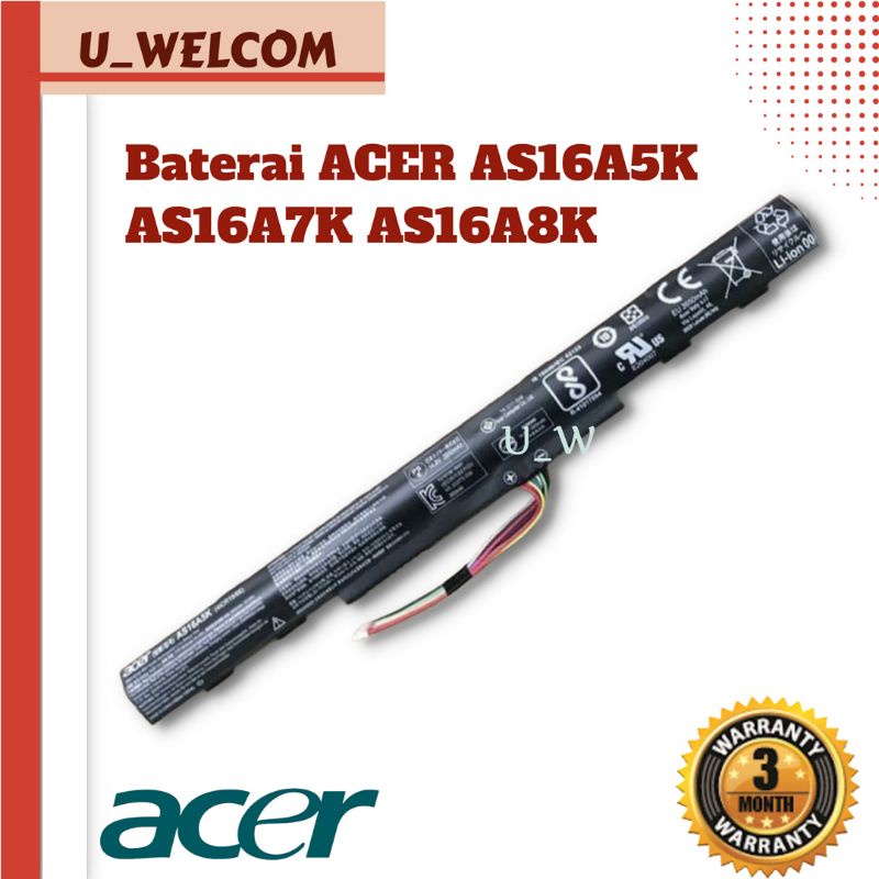 baterai Acer Aspire ES 14 ES1-432 Series AS16A5K ori