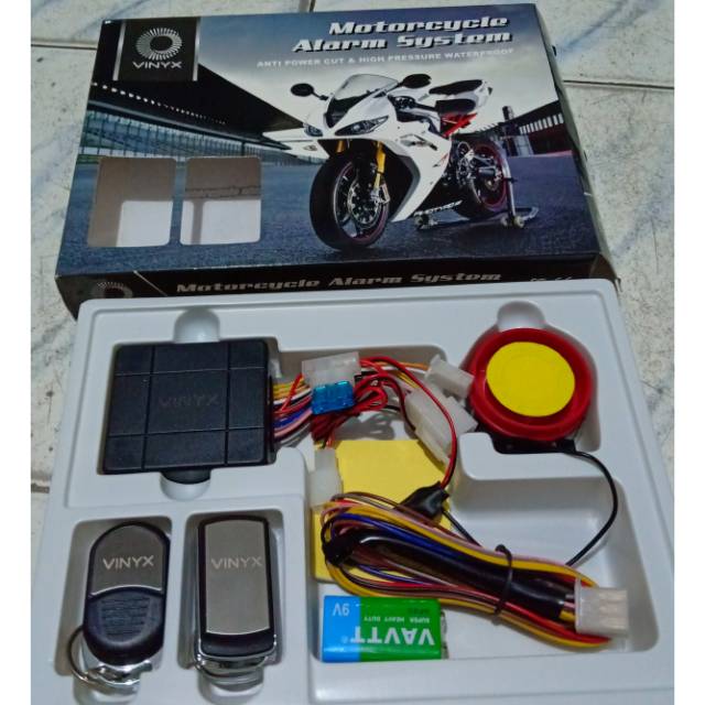 Alarm Motor Merk Vinyx
