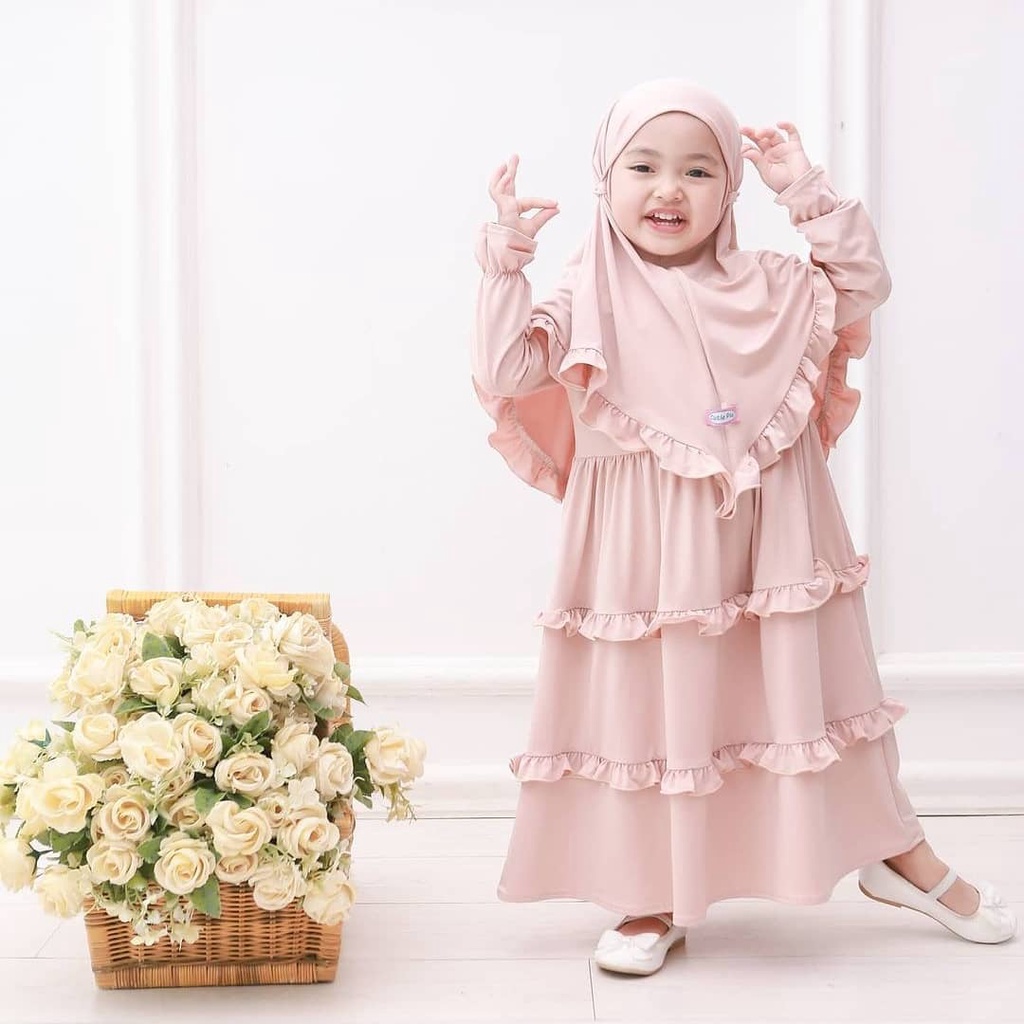 Murah Gamis anak susun/ gamis anak / gamis anak terbaru / gamis anak perempuan /