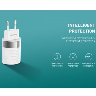 816 RECCI RCT-N03E Travel Charger Dual USB Port EU