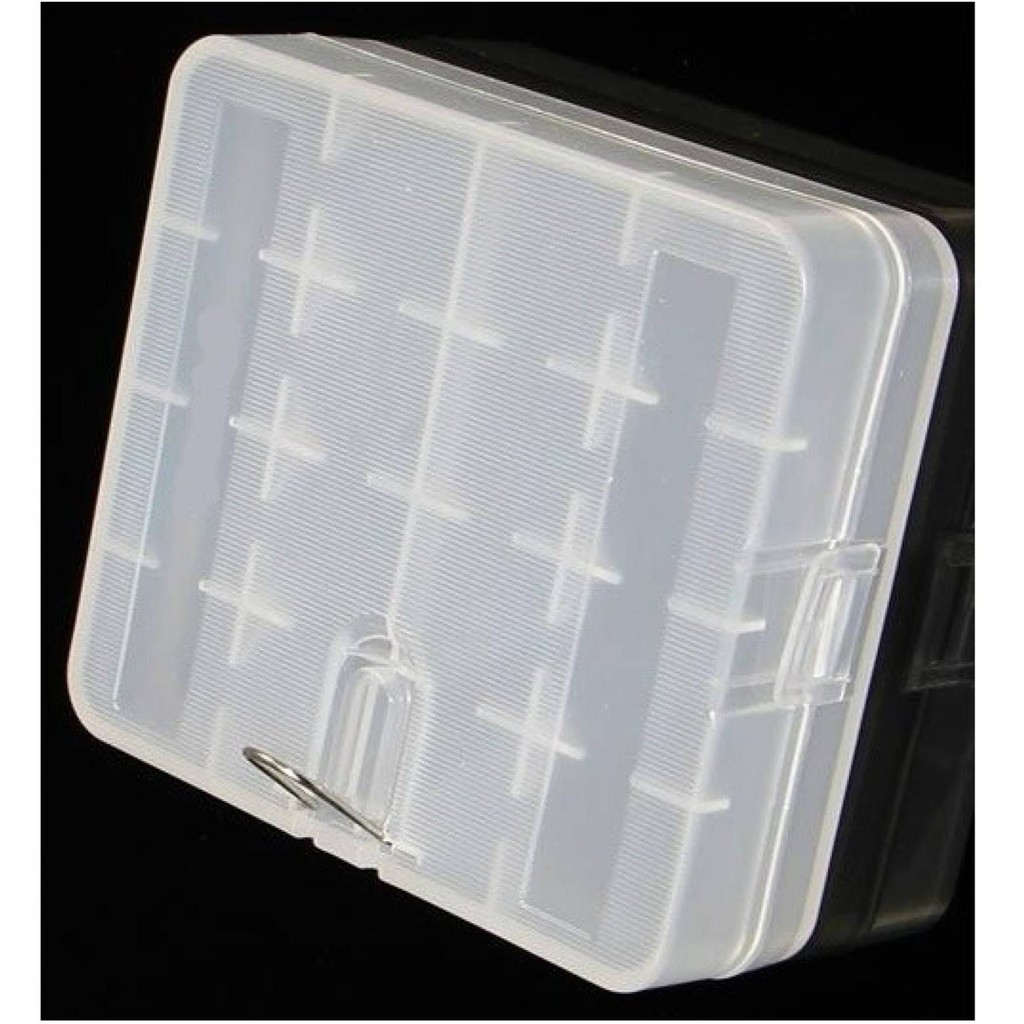 Tempat Kotak Penyimpanan Case Casing Baterai Transparan 4 Dan 2 Slot 18650