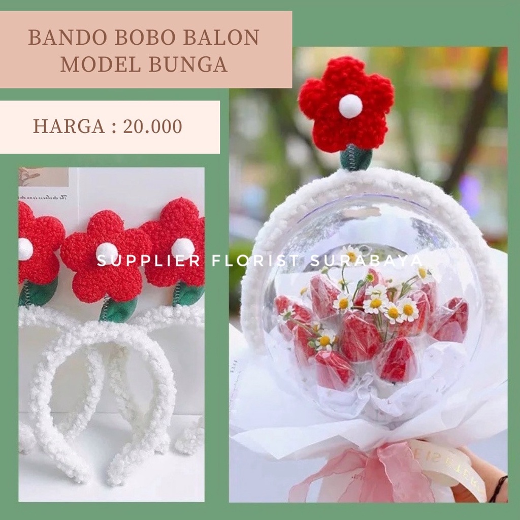 BANDO BOBO BALON BANDO BUNNY BANDO KELINCI BANDO KEPALA KELINCI BUNNY BANDO HIASAN KEPALA BUNGA MAWAR