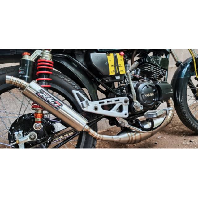 Knalpot RX-KING PDK repsol stainless super garing gurih RKJ Racing