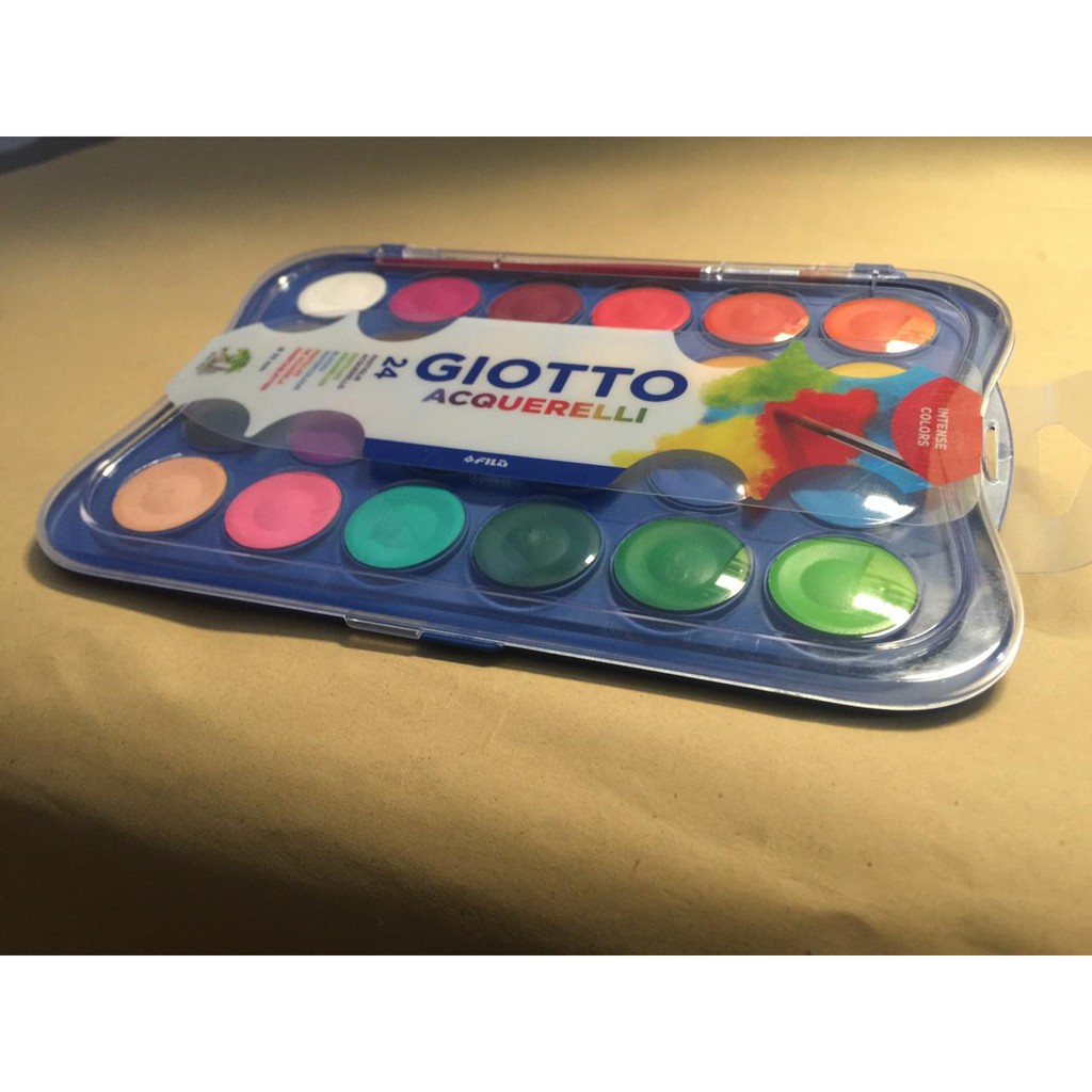 

GIOTTO ACQUARELLI | giotto water color block 24 color | Cat air