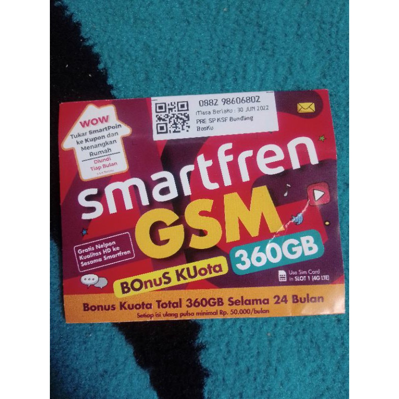 kartu Smartfren 360GB