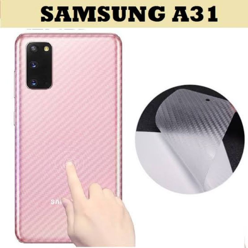 SKIN ANTI JAMUR SAMSUNG S20/S21 FE/A10/A10S/A31/A51/A71/A30S/M30S/A8/A8+ SKINCARBON-COVER