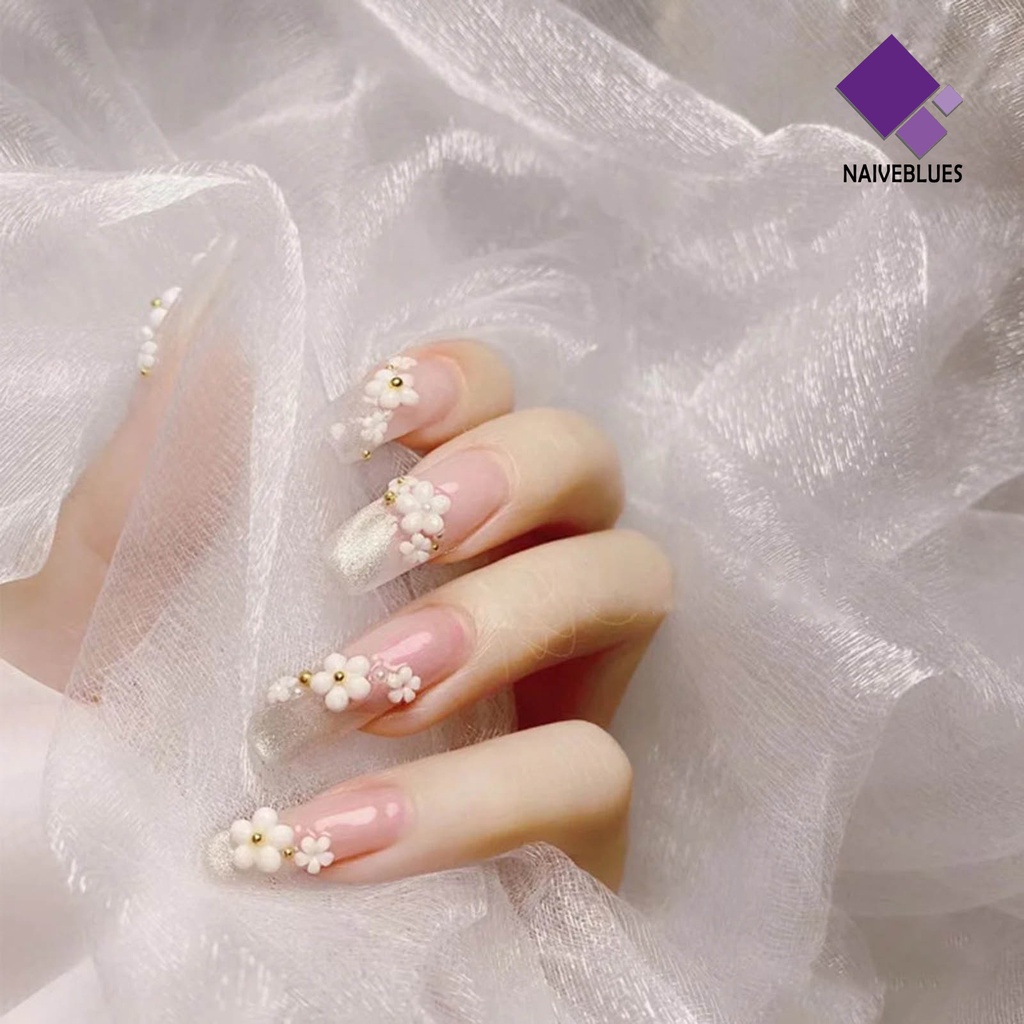 Ornamen Bunga 3D Untuk Dekorasi Nail Art Charms