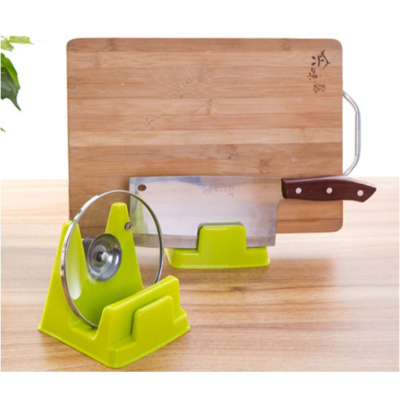 Rak Pisau Tempat Tutup Panci Talenan Knife &amp; Lid Rack &amp; Cutting Board