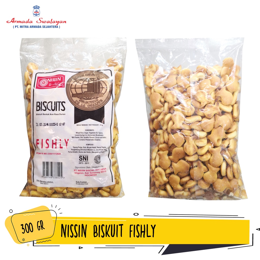 

Nissin Biscuits Fishly 300g