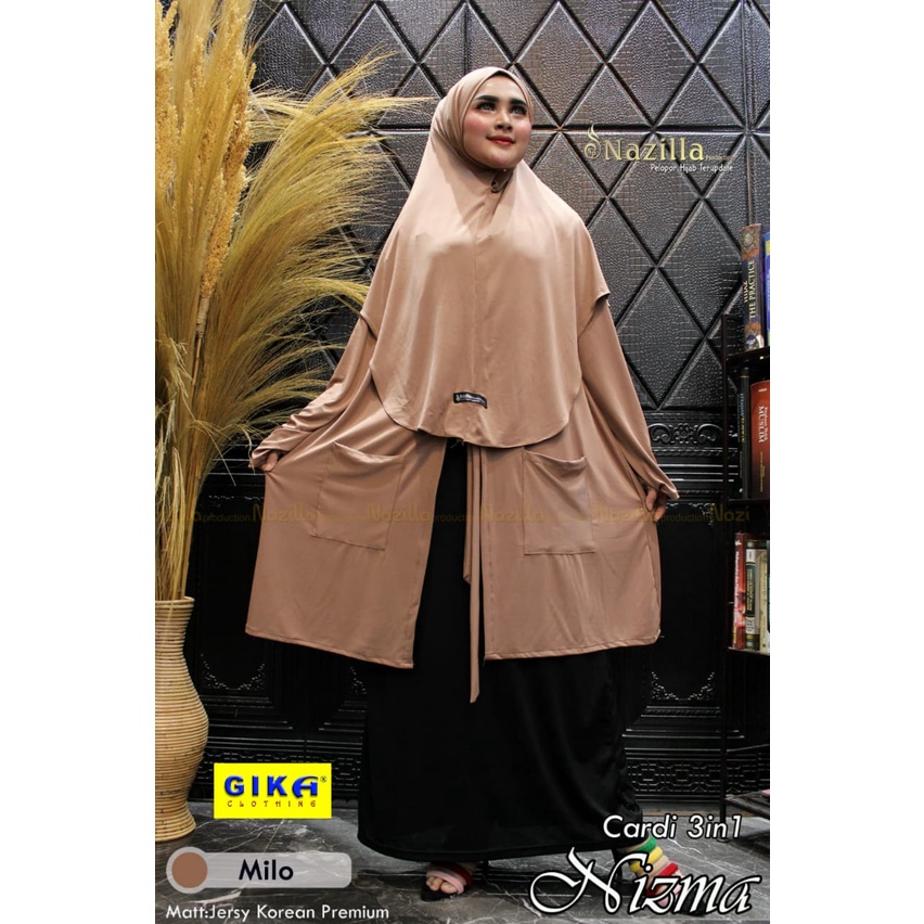Cardi Hijab 2 in 1 Nizma Ori Nazilla Collection