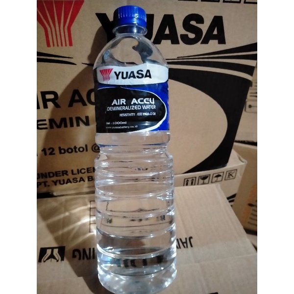 Jual Air Aki Biru Air Accu Biru Yuasa Air Aki Buat Tambah Shopee Indonesia 4520