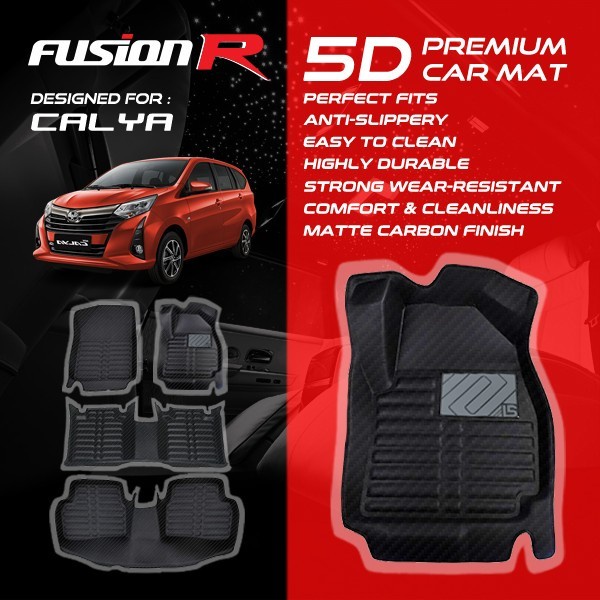 Fusion R Karpet Mobil 5D CALYA Luxury Car Carpet Carbon Fit PNP Premium Original