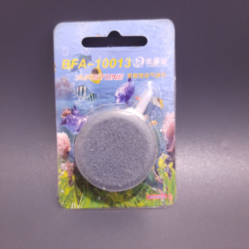 Batu Aerator Bulat Pipih 4cm ASC 04 Air stone Aquarium Aquascape