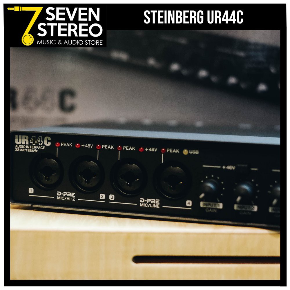 Steinberg UR44C Audio Interface - Soundcard Recording