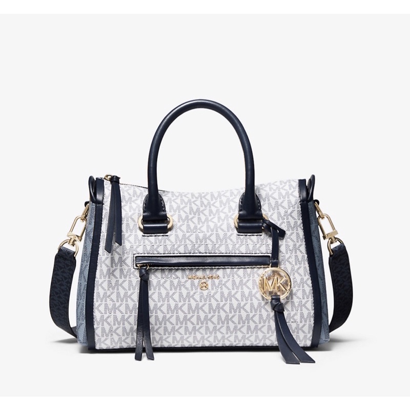 Michael Kors Carine small logo blue multi