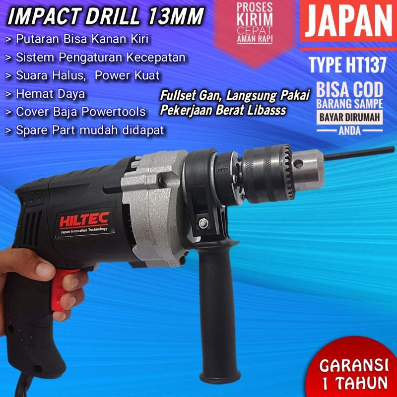 mesin bor listrik 13mm hiltec setara makita