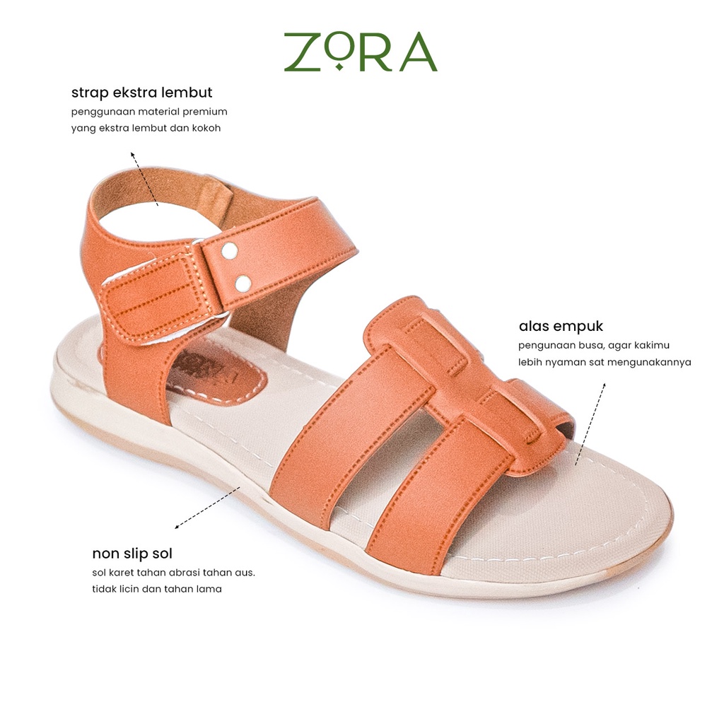 Sandal Wanita ZORA Sandal Wanita HCF Sandal Terbaru