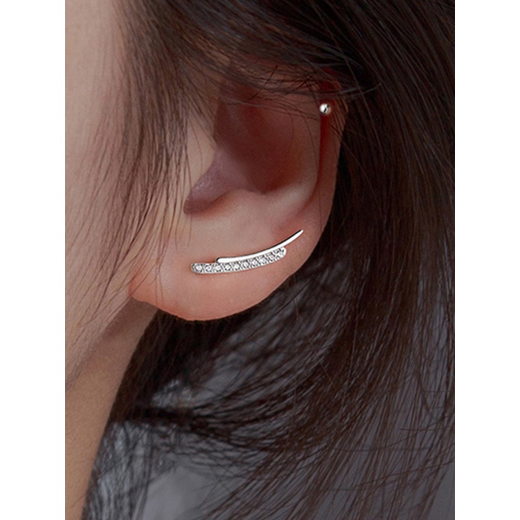 Fresh Style Simple Earrings For Women Daily Wear Delicate Girl's Earrings High Quality Silver Color Statement Jewelry Hot