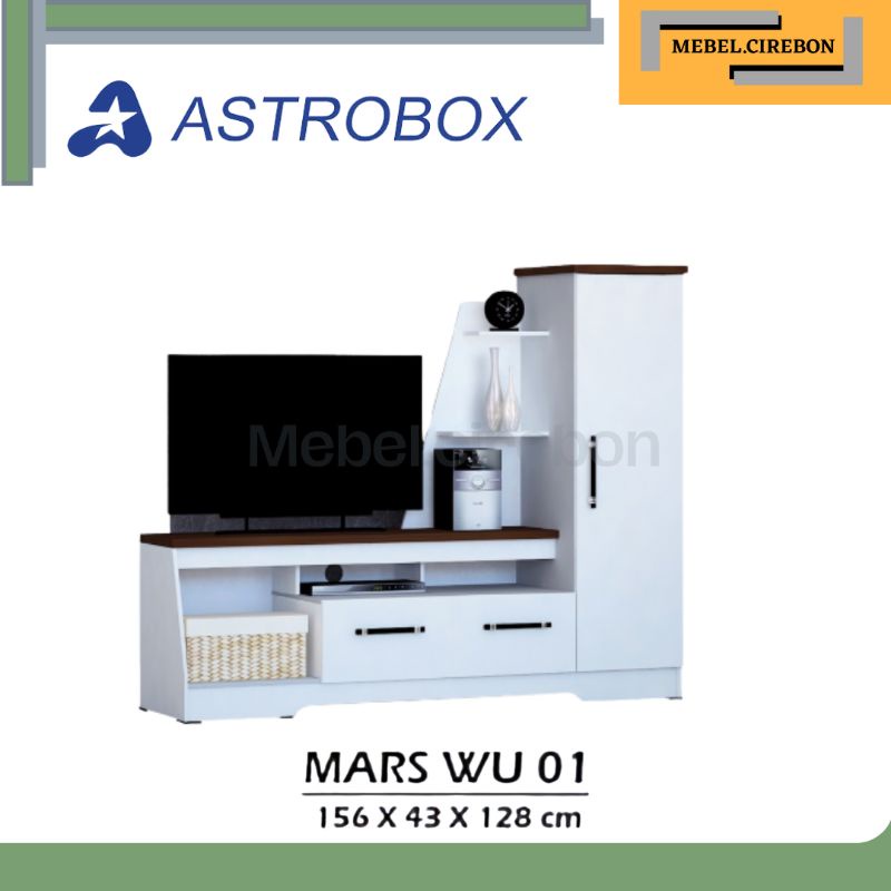 Astrobox Buffet TV/ Meja TV / Rak TV Minimalis/ MARS WU 01 Murah cirebon Brebes tegal Pemalang pekal