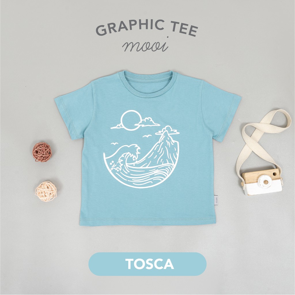 Mooi Kaos Anak Unisex Graphic Tee-TOSCA