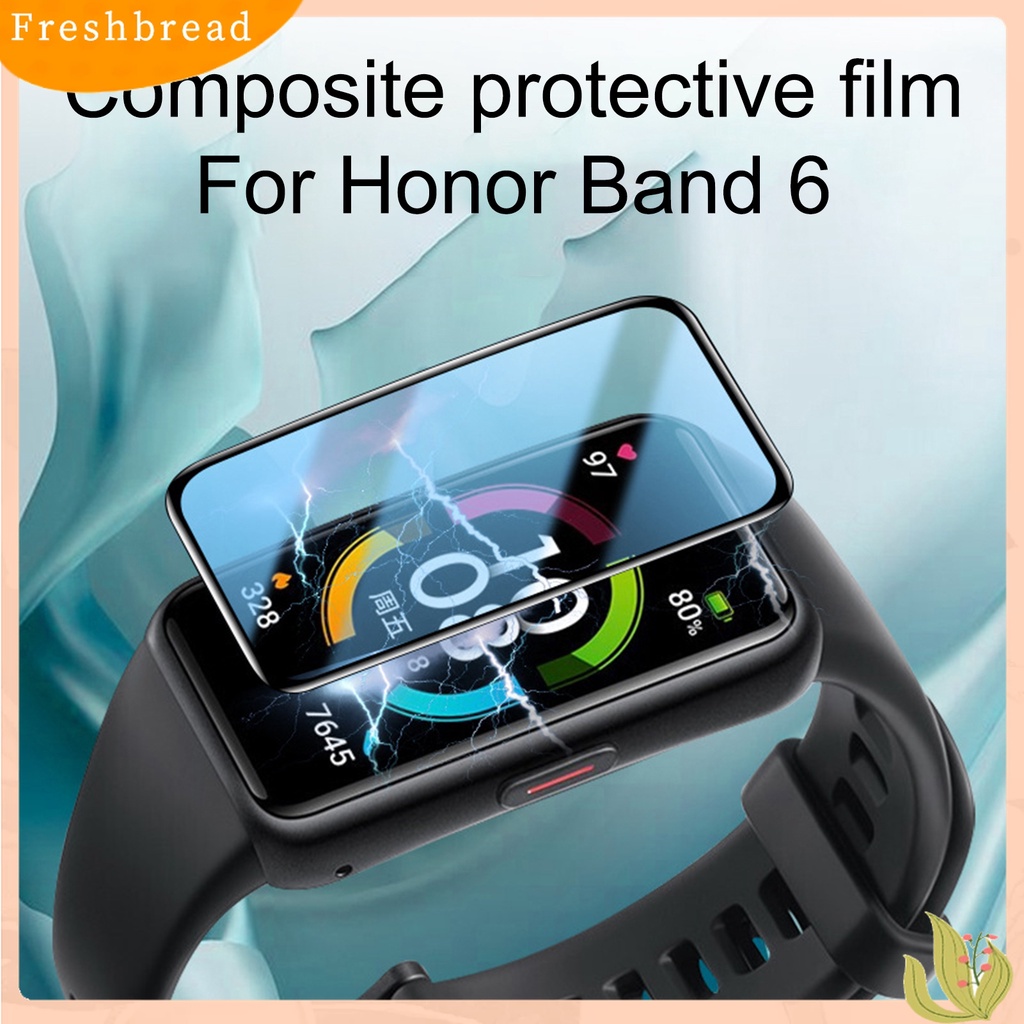 Terlaris Protective Film Touch Sensitive Anti-scratch PET Shatterproof Easy to Apply Screen Protector for Honor Band 6