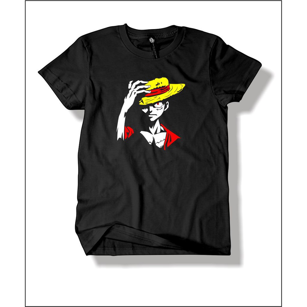 KAOS LUFFY ONE PIECE JAPAN BLACK BIG SIZE XL 2XL 3XL 4XL 5XL 6XL /KAOS ONE PIECE / KAOS KARTUN