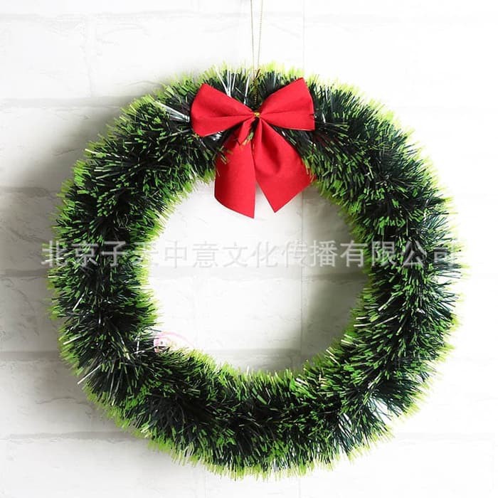 XGP 30CM Garland Polos Dekorasi Natal Christmas Akesoris Ornamen Ling