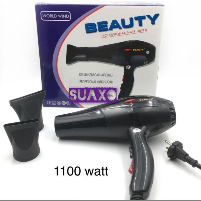 Hair Dryer BEAUTY 1100Watt Ori / pengering Rambut Salon Barber