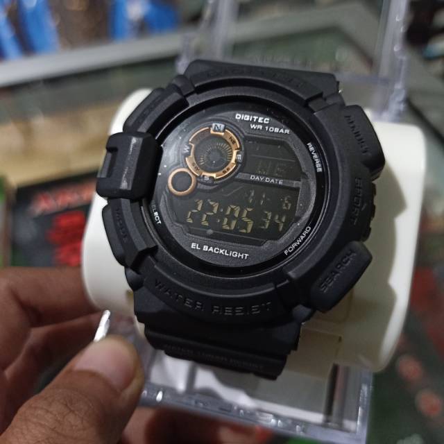 Jam tangan outdoor Digitec water resist digital