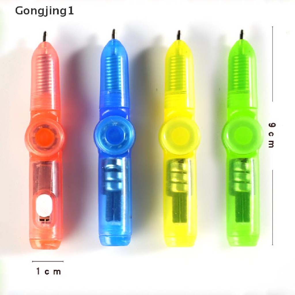 Gongjing1 Pulpen Fidget Spinner Gyro Dengan Lampu Led Untuk Kantor