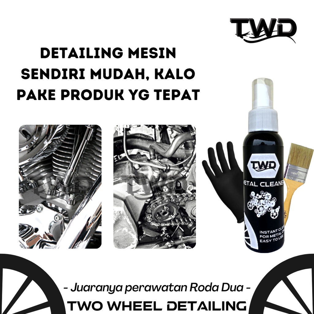TWD Cairan pembersih kerak & karat blok mesin motor / Engine degreaser cleaner / penghilang bekas no