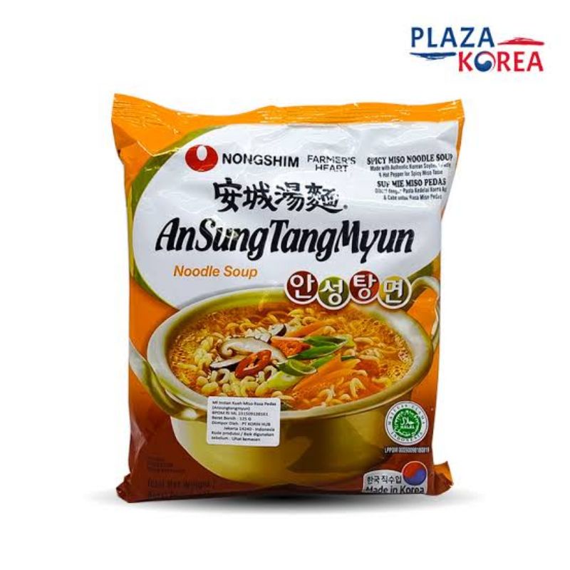 

Mie Nongshim Ansungtangmyun noodle soup 125gr