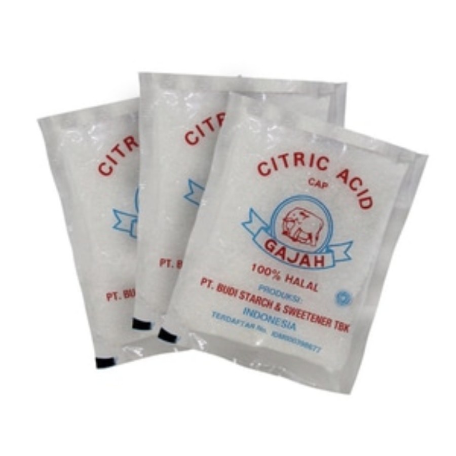 

isi1BUNGKUS/20PACK kecil CITRUN citric sitrun citrid acid pembersih pakaian kemasan sachet cap GAJAH
