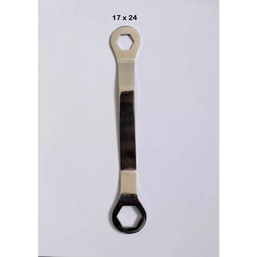 termurah!!!!Kunci Tutup Klep 17x24 Lurus / Kunci Blok Mesin 17x24/ Valve Cover Wrench