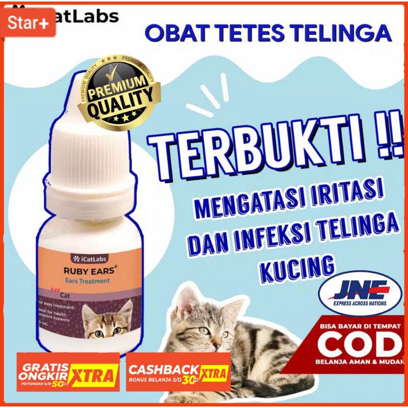 Jual Ruby Ears Obat Tetes Ampuh Pembersih Telinga Kuping Kucing