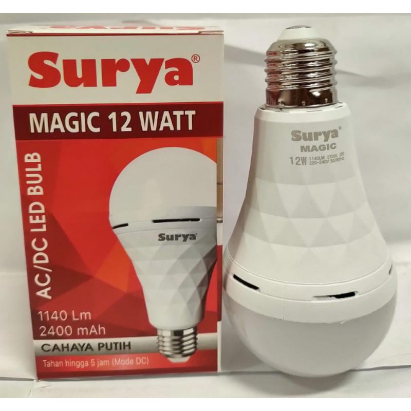 Lampu Magic Emergency Surya Magic 12w