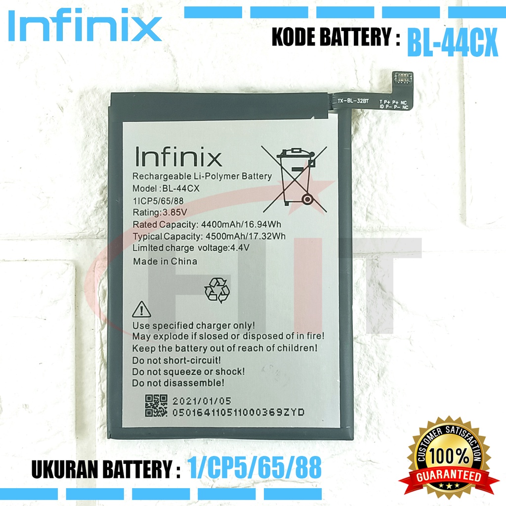 Baterai Battery Ori BL-44CX / INFINIX ZERO 8 X687