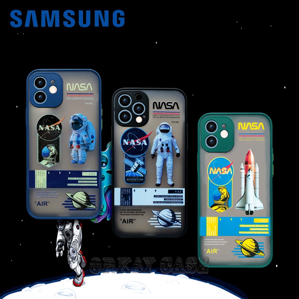 Case Nasa - Fuze Samsung A70 A71 M21 M31 Note 10 J2 Prime J7 Prime