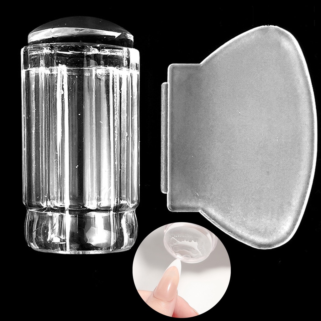 Providence Nail Stamper Detachable Artwork Making with Scraper Silicone Seal Nail Stamping Printing Tips Tool for Manicure