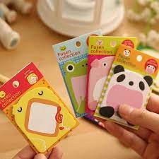 Memo Sticky Notes Buku Catatan Kecil Mini Book Karakter Lucu