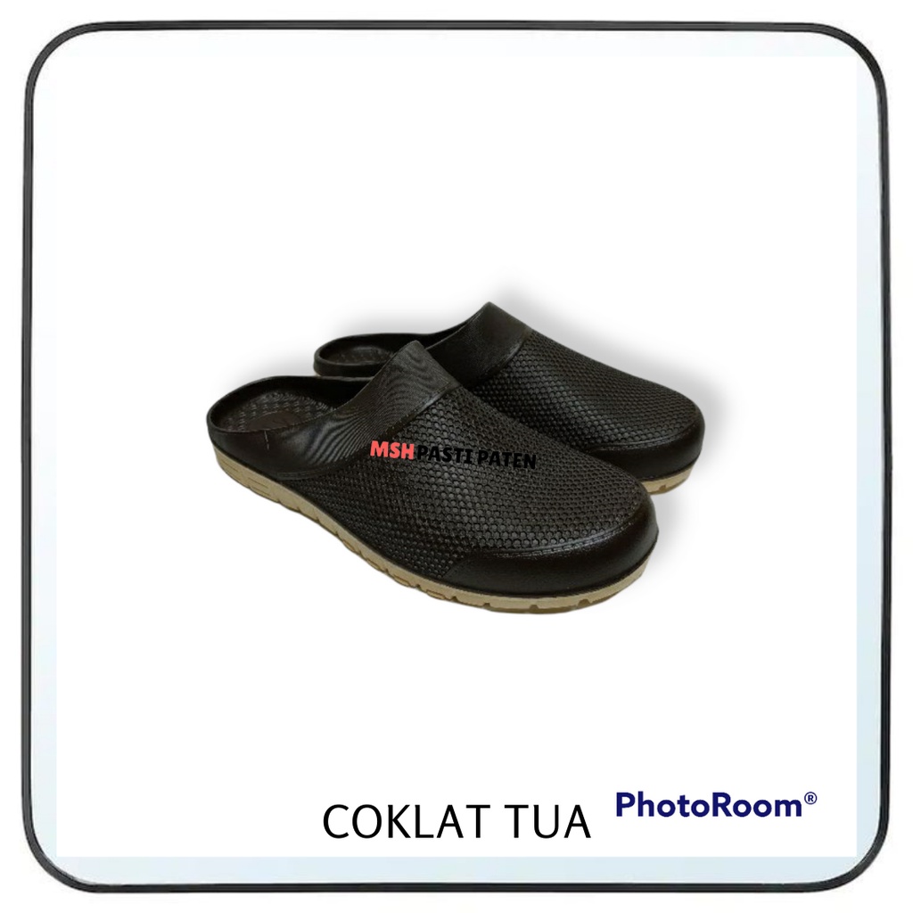 Sepatu sandal slip on karet pria merk YUMEIDA DT 9011 ukuran 39-43 Sandal kokop pria Sepatu boots