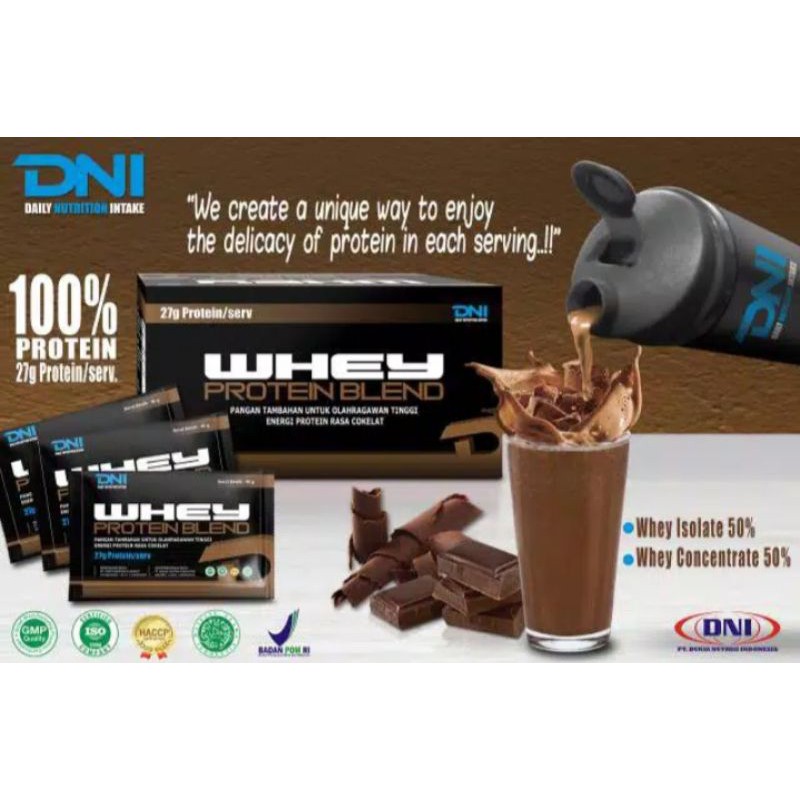 DNI WHEY PROTEIN BLEND 600 Gram 15 Sachet