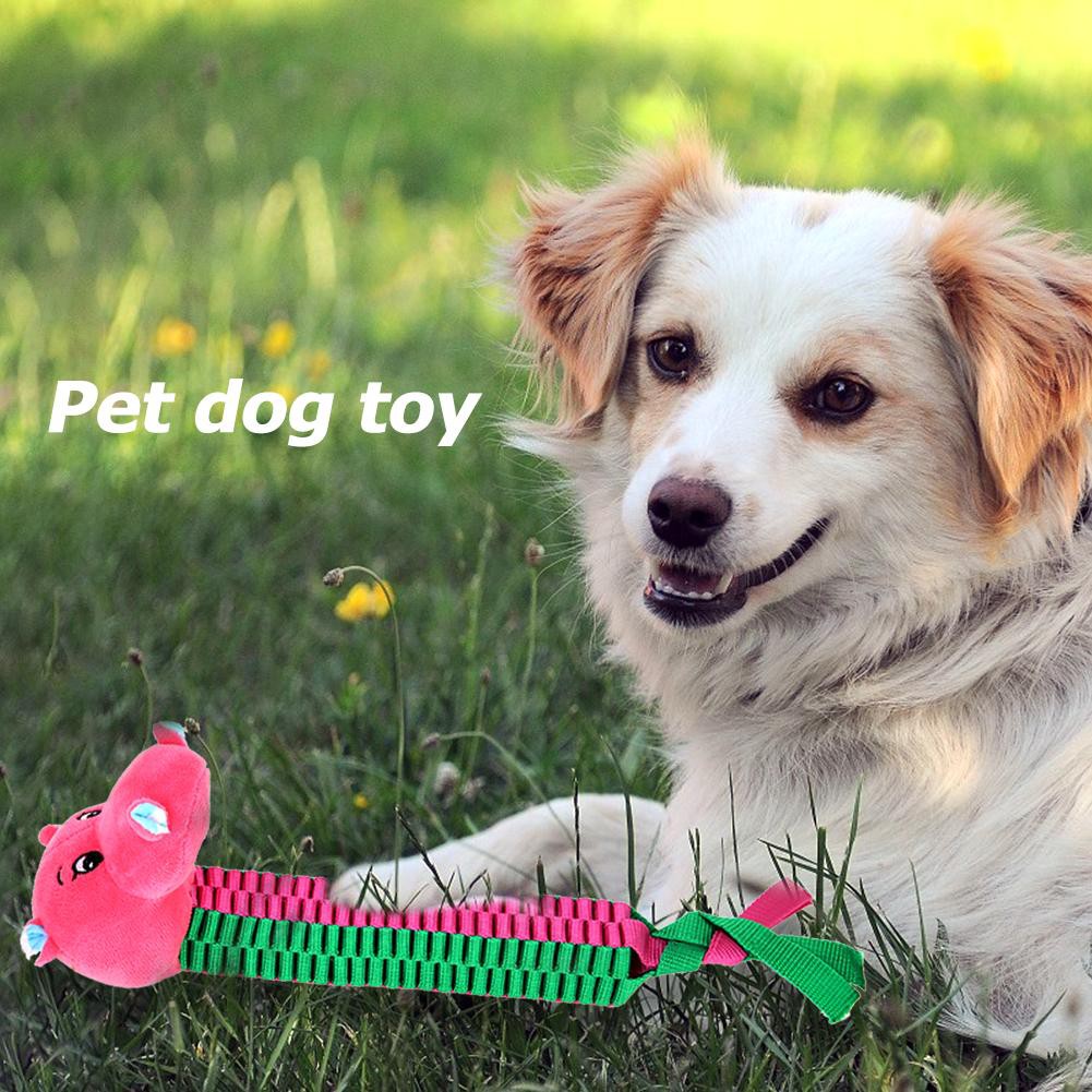 Mainan Kunyah Bentuk Kepala Hewan Lucu Tahan Gigitan Untuk Anjing
