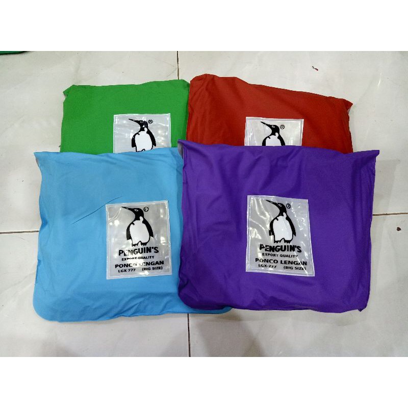 JAS HUJAN PONCHO PENGUIN LGX 777 SUPER TEBAL