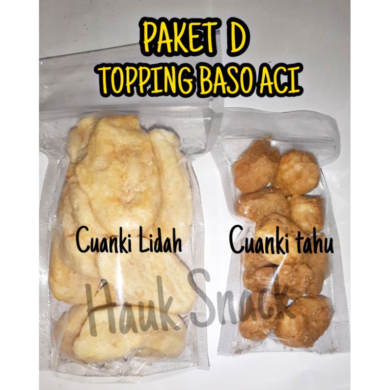 

PAKET D CUANKI LIDAH CUANKI TAHU | TOPPING BASO ACI MAKANAN RINGAN