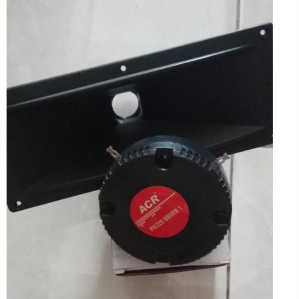 Terlaris.. Paket corong horn 27cm x 11 cm dan driver  tweeter twiter ACR piezo 1