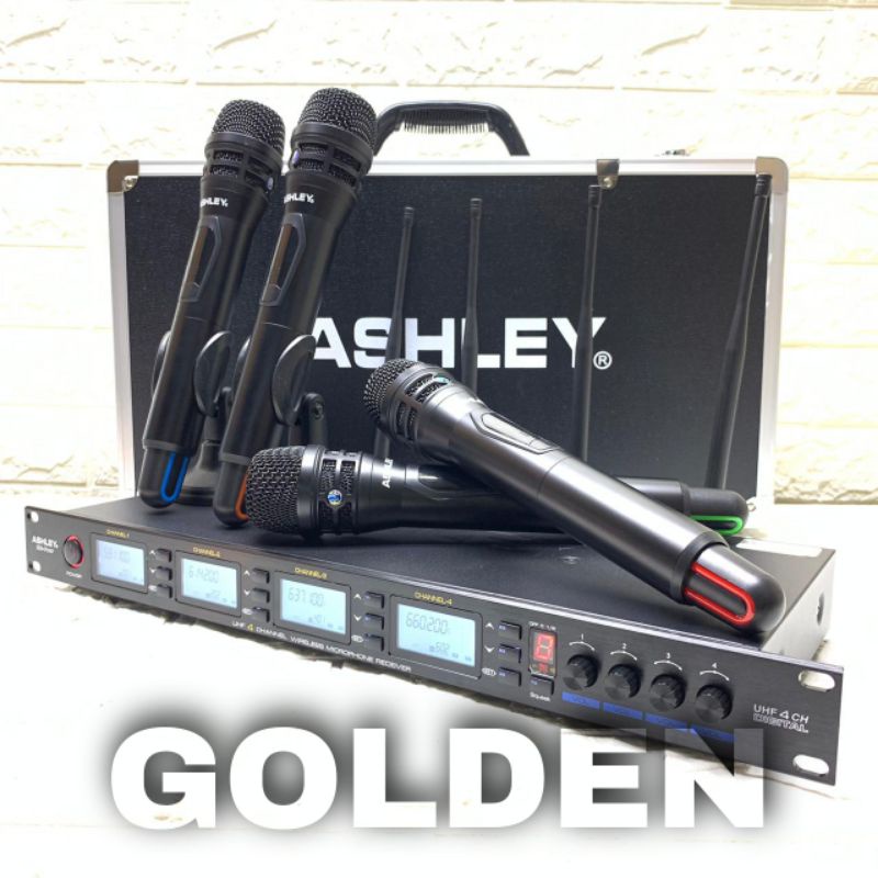 Mic Wireless Ashley MC FOUR Original Ashley MC-Four 4 Mic