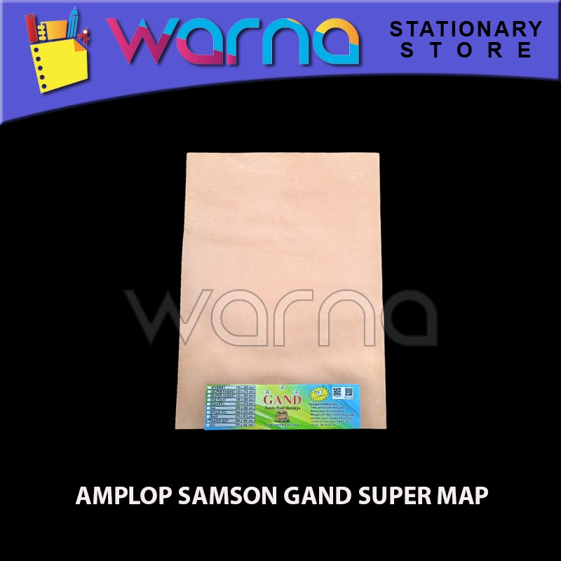 

AMPLOP COKLAT SAMSON GAND SUPER MAP